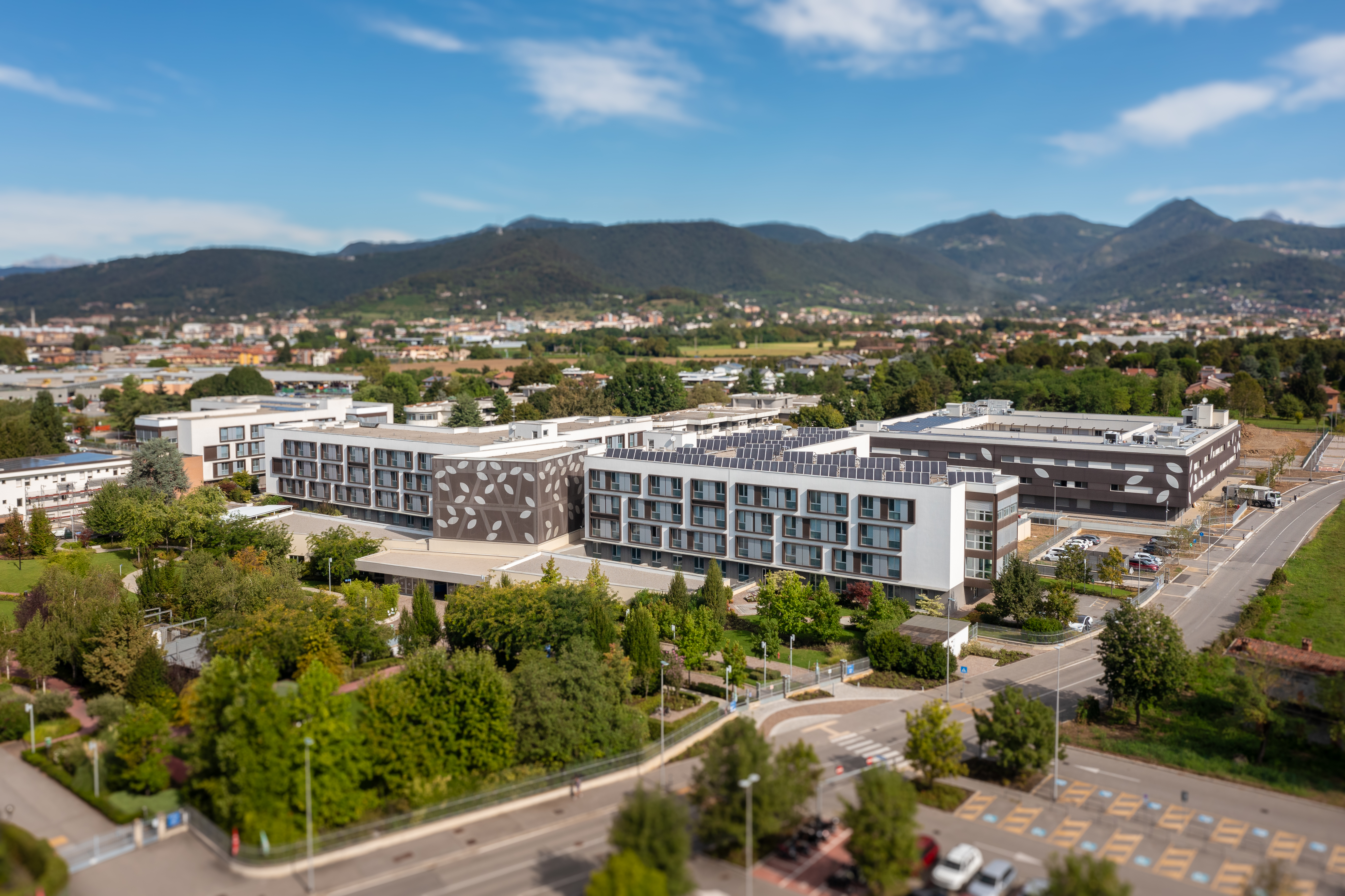 Vista aerea della struttura della Fondazione